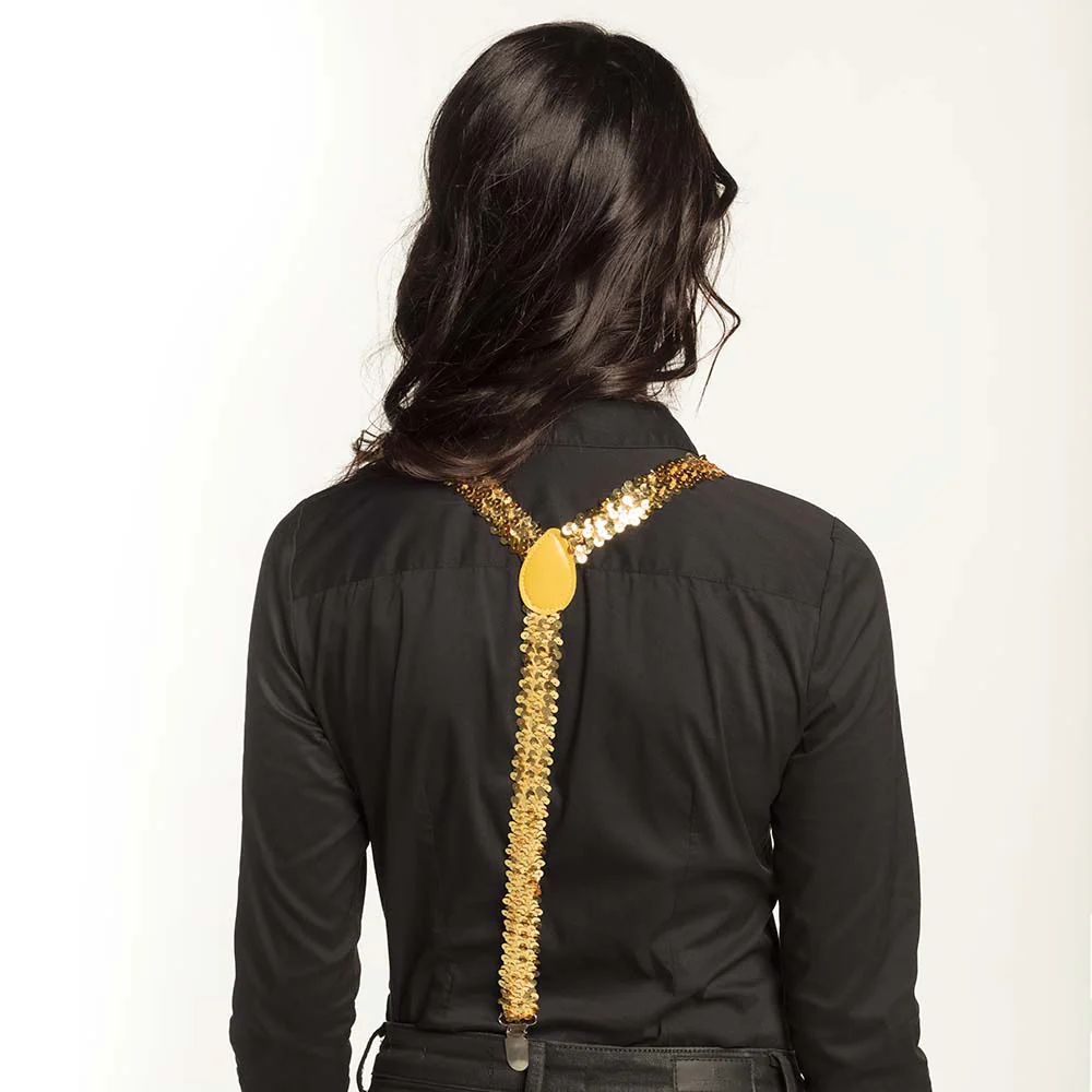 Bretels Pailletten goud - Image 3