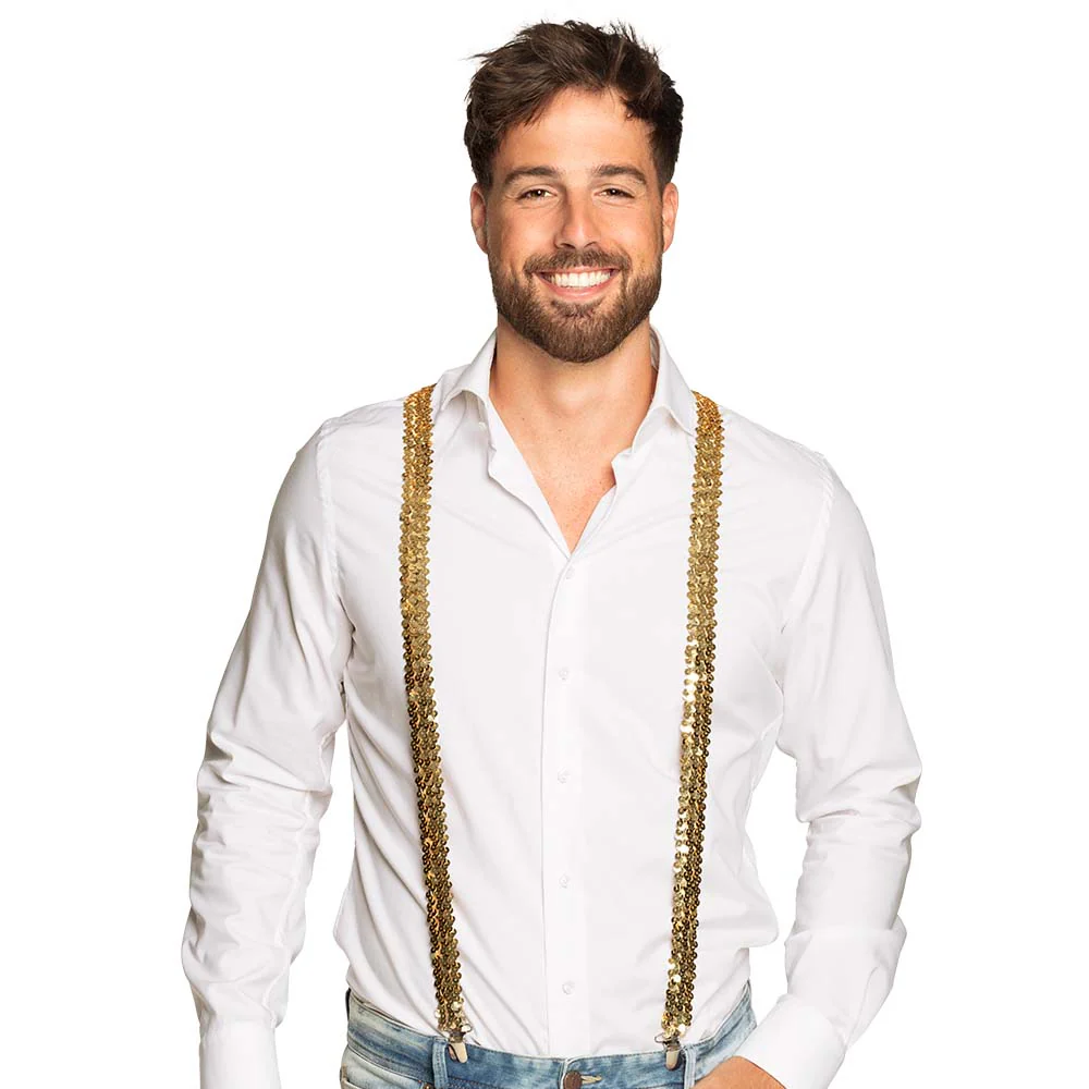 Bretels Pailletten goud - Image 4