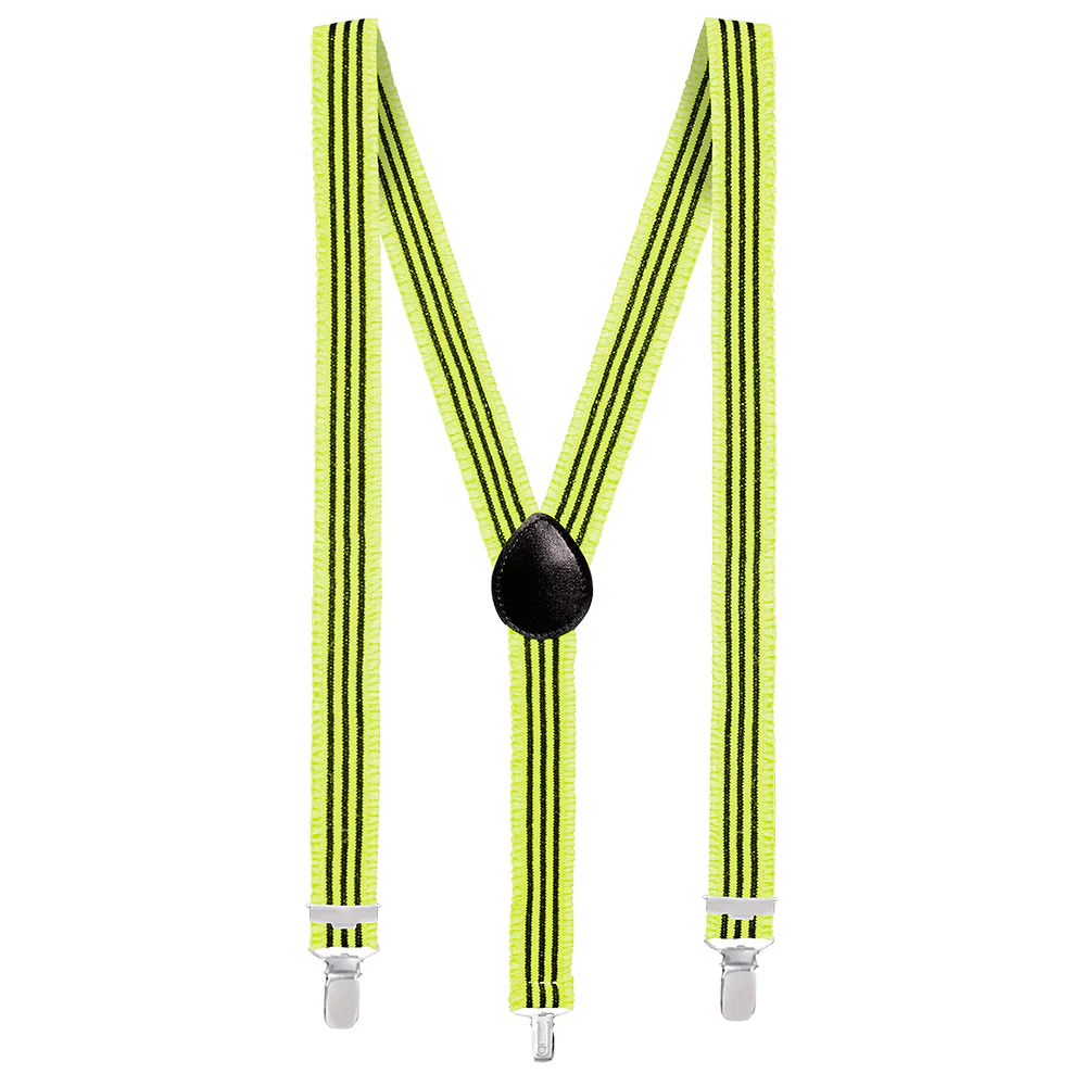 Bretels Ruches neon geel