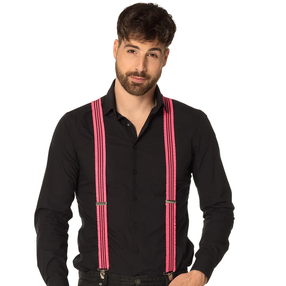 Bretels Ruches neon roze - Image 3