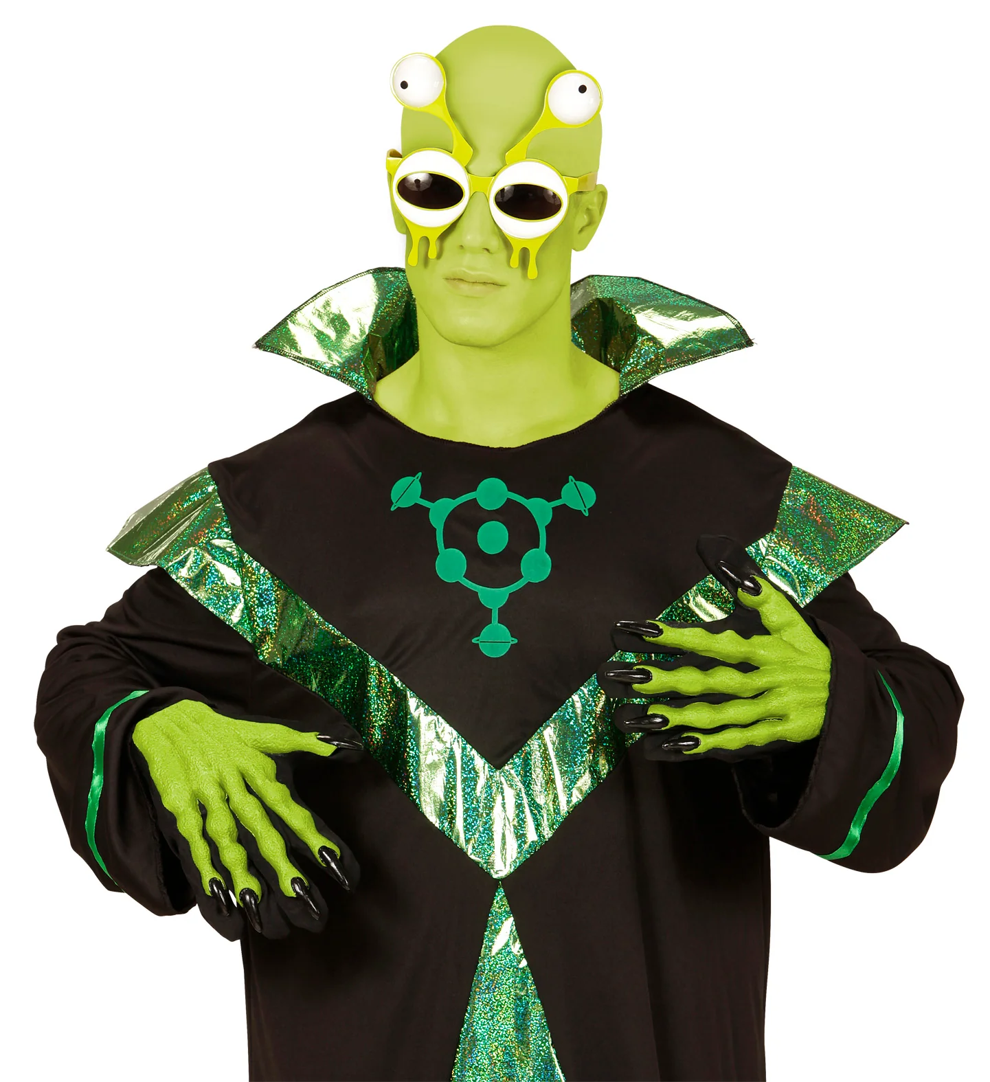 Bril Alien met dubbele ogen - Image 5
