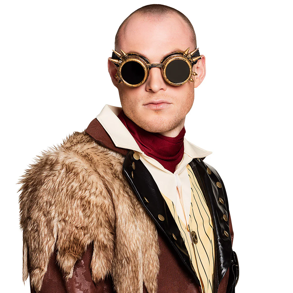 Bril steampunk Cyberpunk koper - Image 2