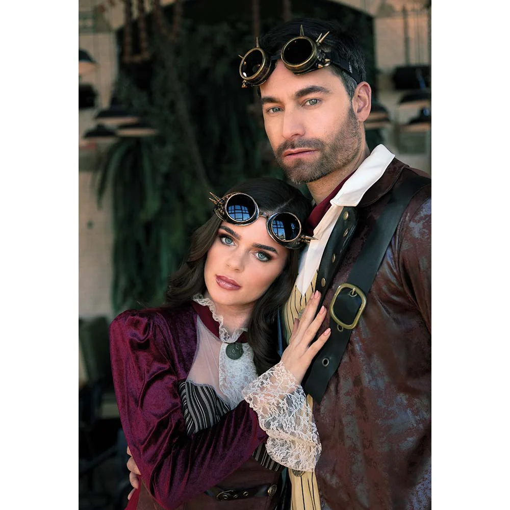 Bril steampunk Cyberpunk koper - Image 3