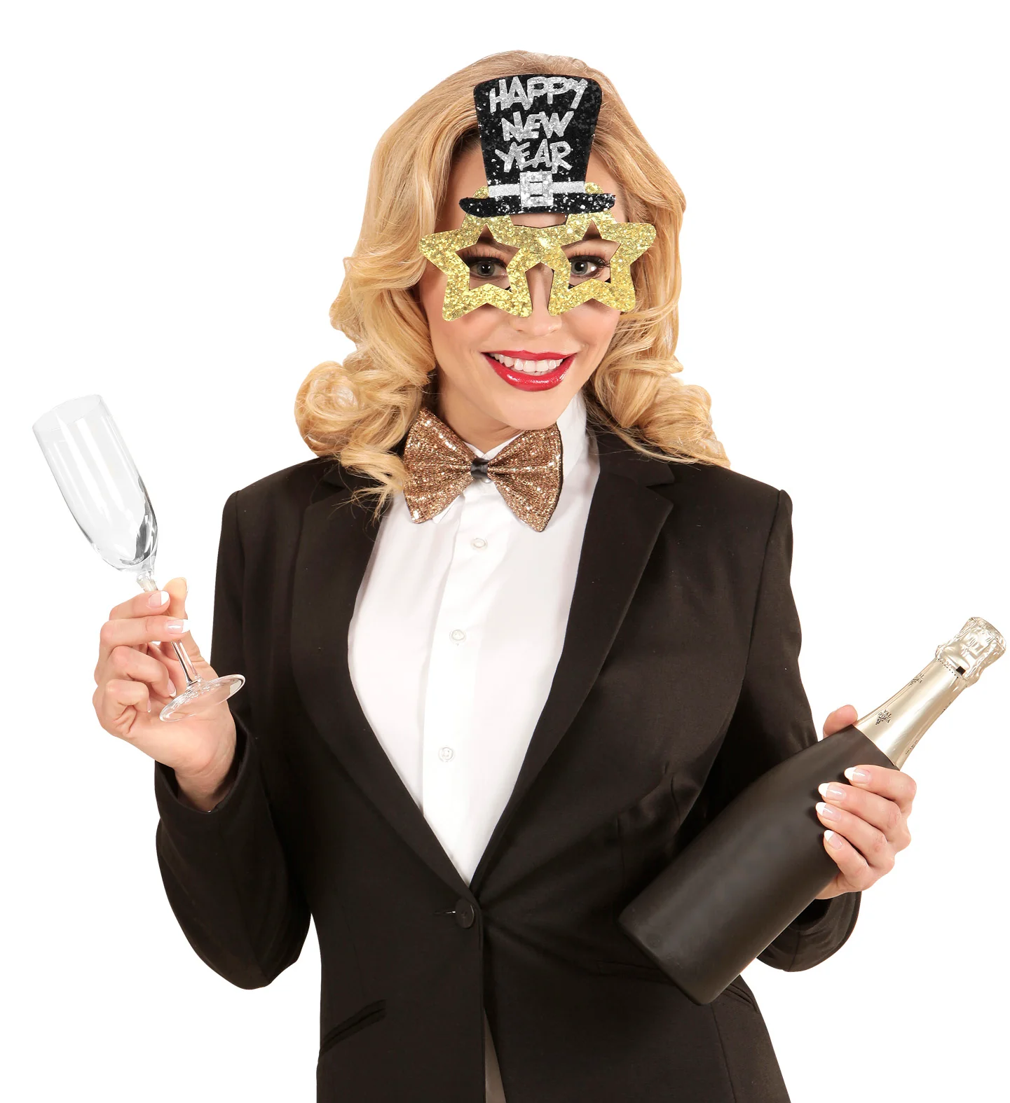 Bril, Happy New Year Goud - Image 4