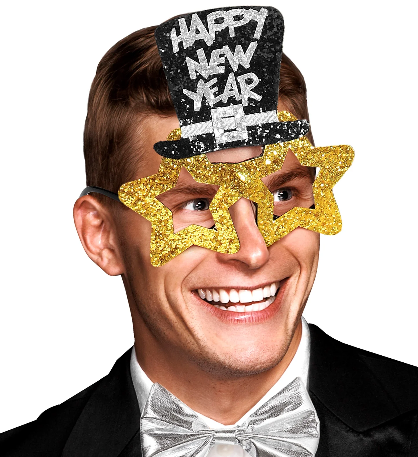 Bril, Happy New Year Goud - Image 5