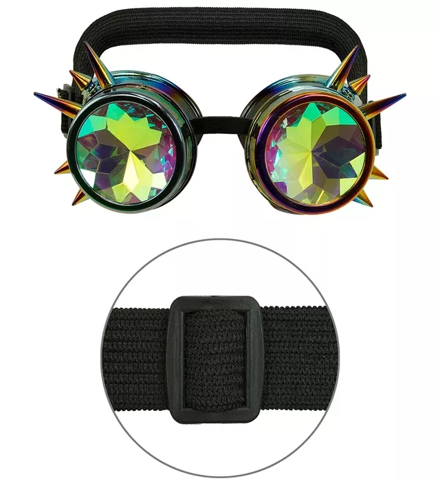 Bril steampunk kaleidoscoop Fleur - Image 3