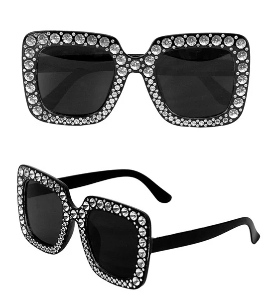Bril zwart met strass Gijs - Image 6