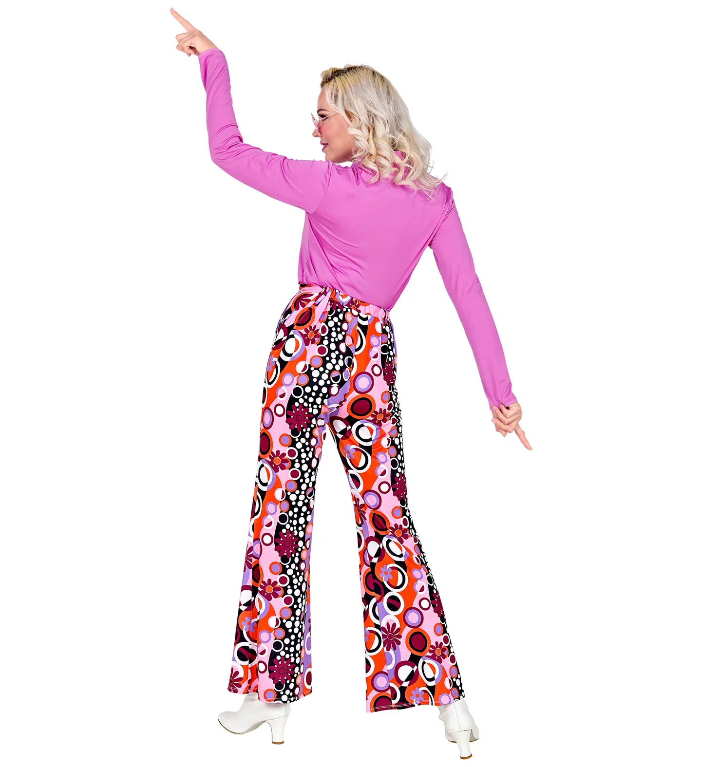 Disco broek groovy stijl jaren 70 dames - Image 3