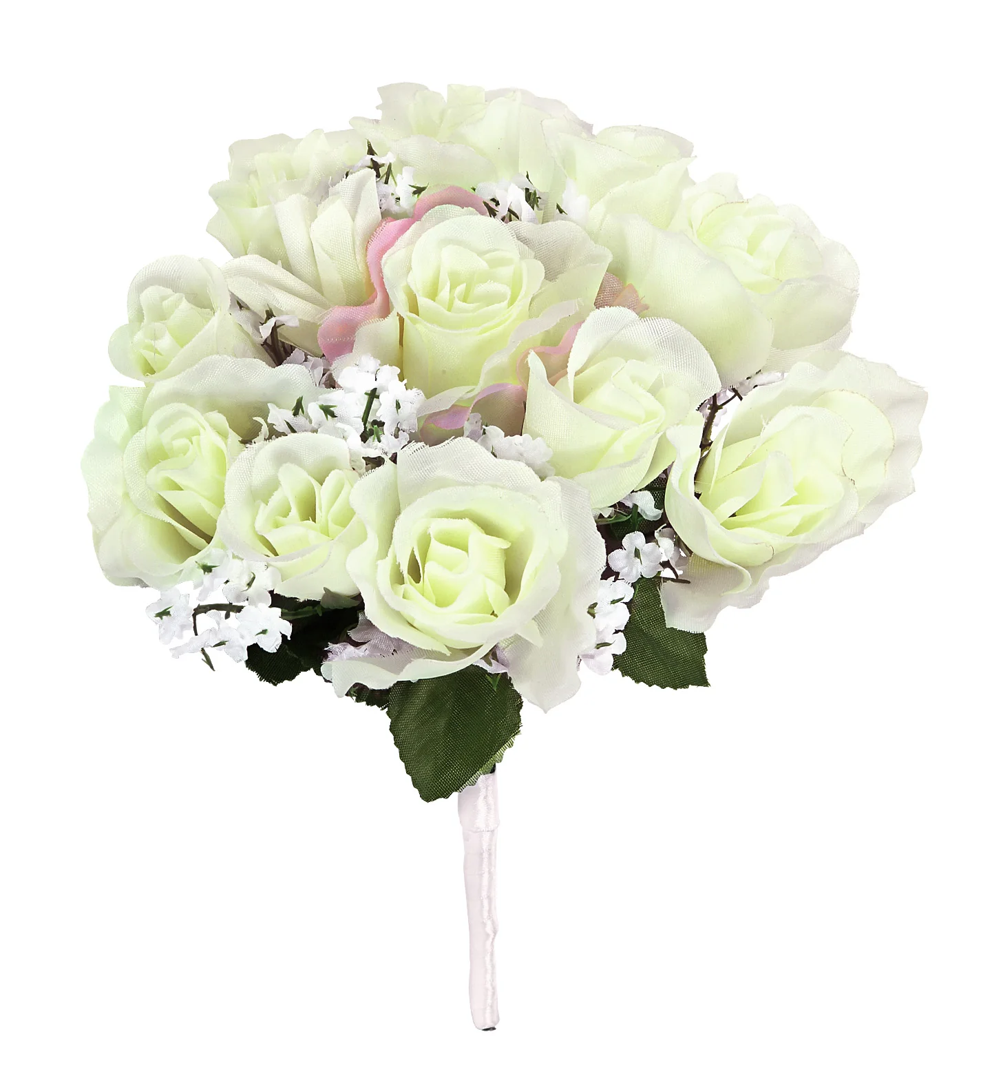 Bruidsboeket witte rozen - Image 2