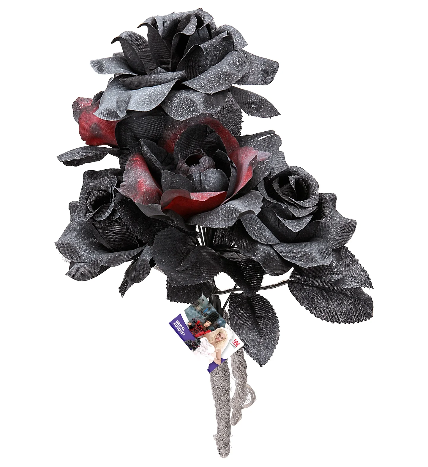 Boeket met zwarte rozen - Image 5