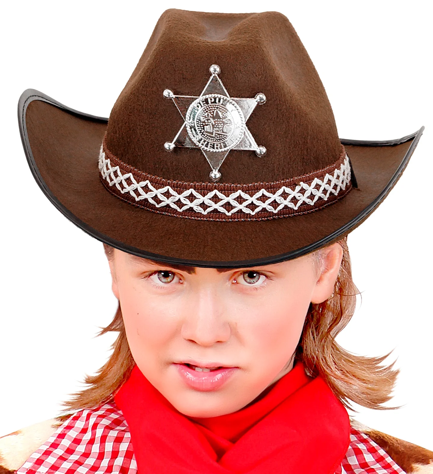 Cowboyhoed bruin sheriff kind - Image 2