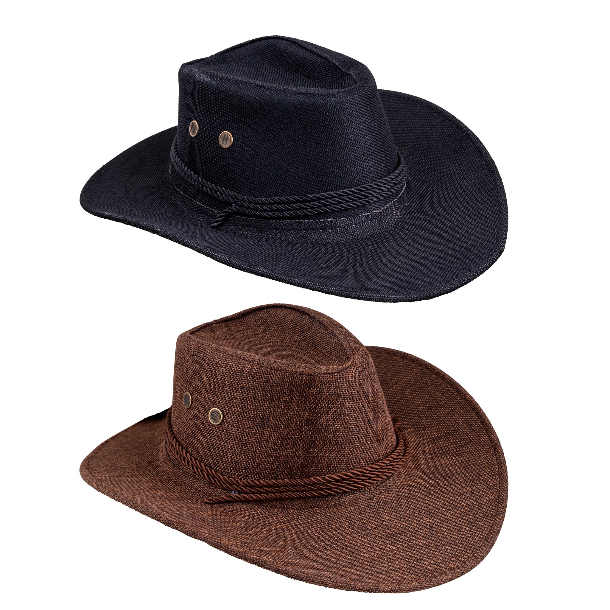 Bruine Texaanse cowboyhoed