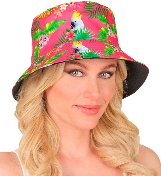 Bucket hat zomer party roze kostuum Anouk - Image 2