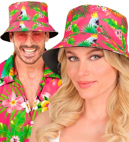 Bucket hat zomer party roze kostuum Anouk - Image 4