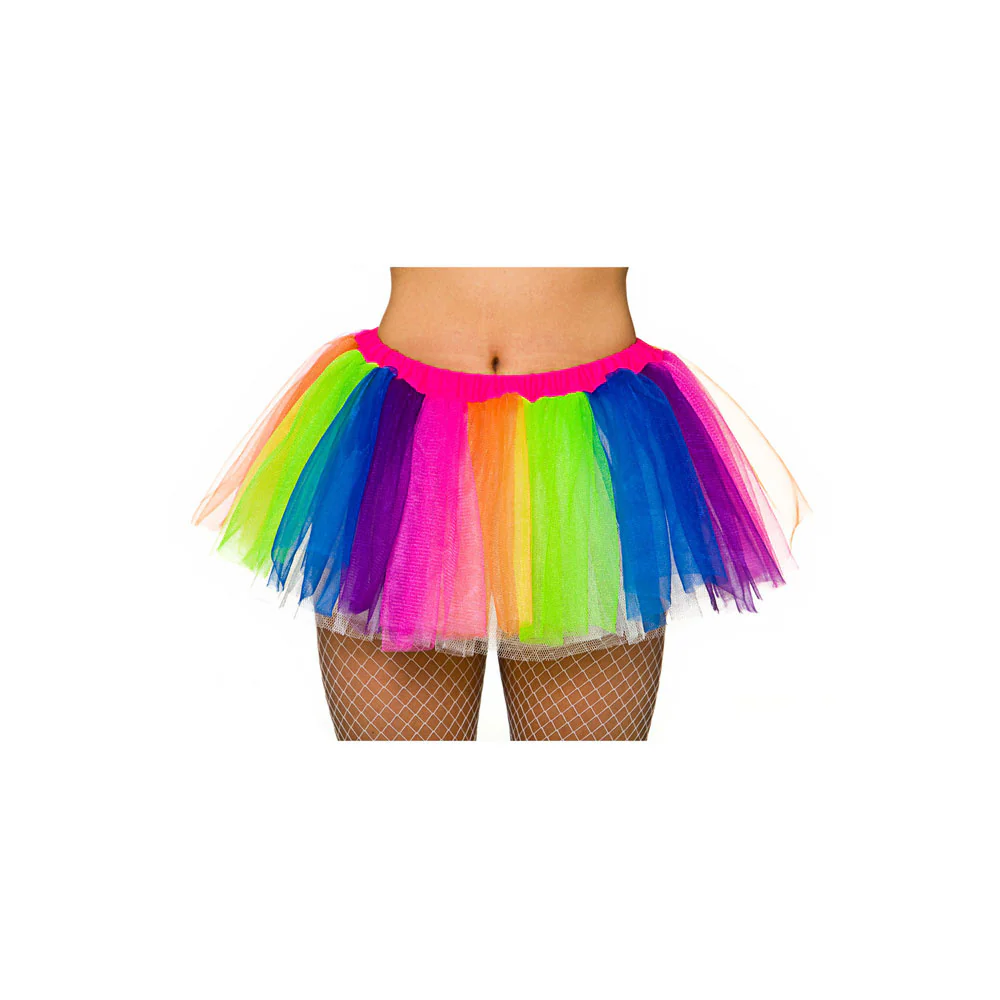 Budget regenboog tutu rokje