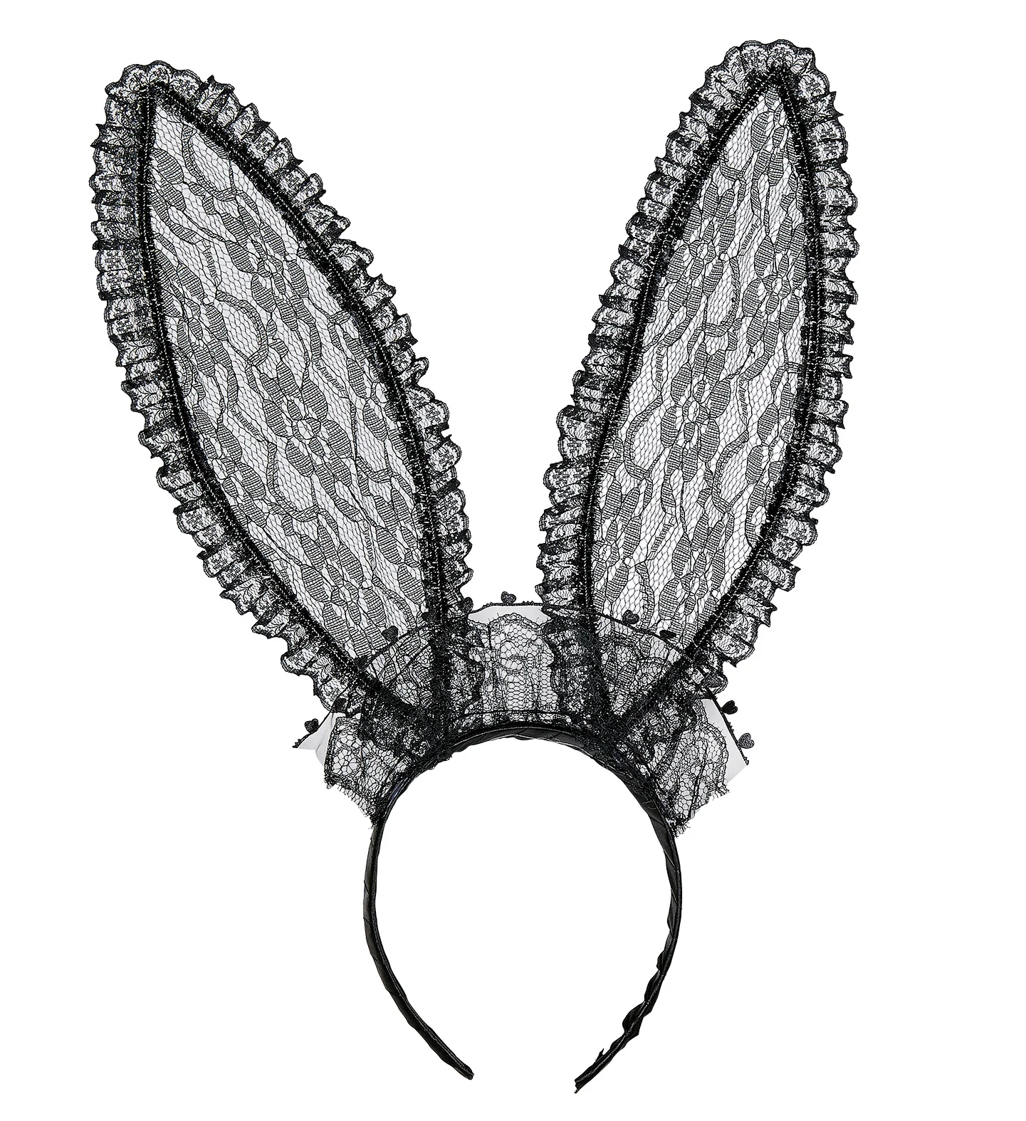 Bunny oren met zwart kant