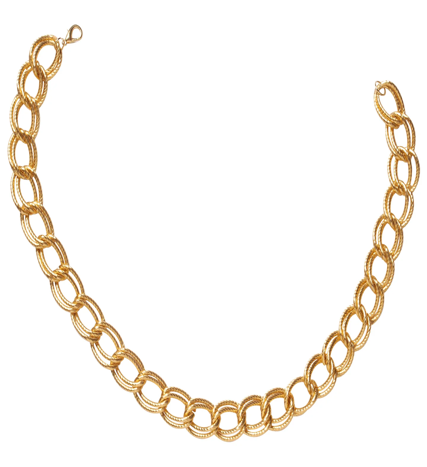 Gouden pooier ketting rapper
