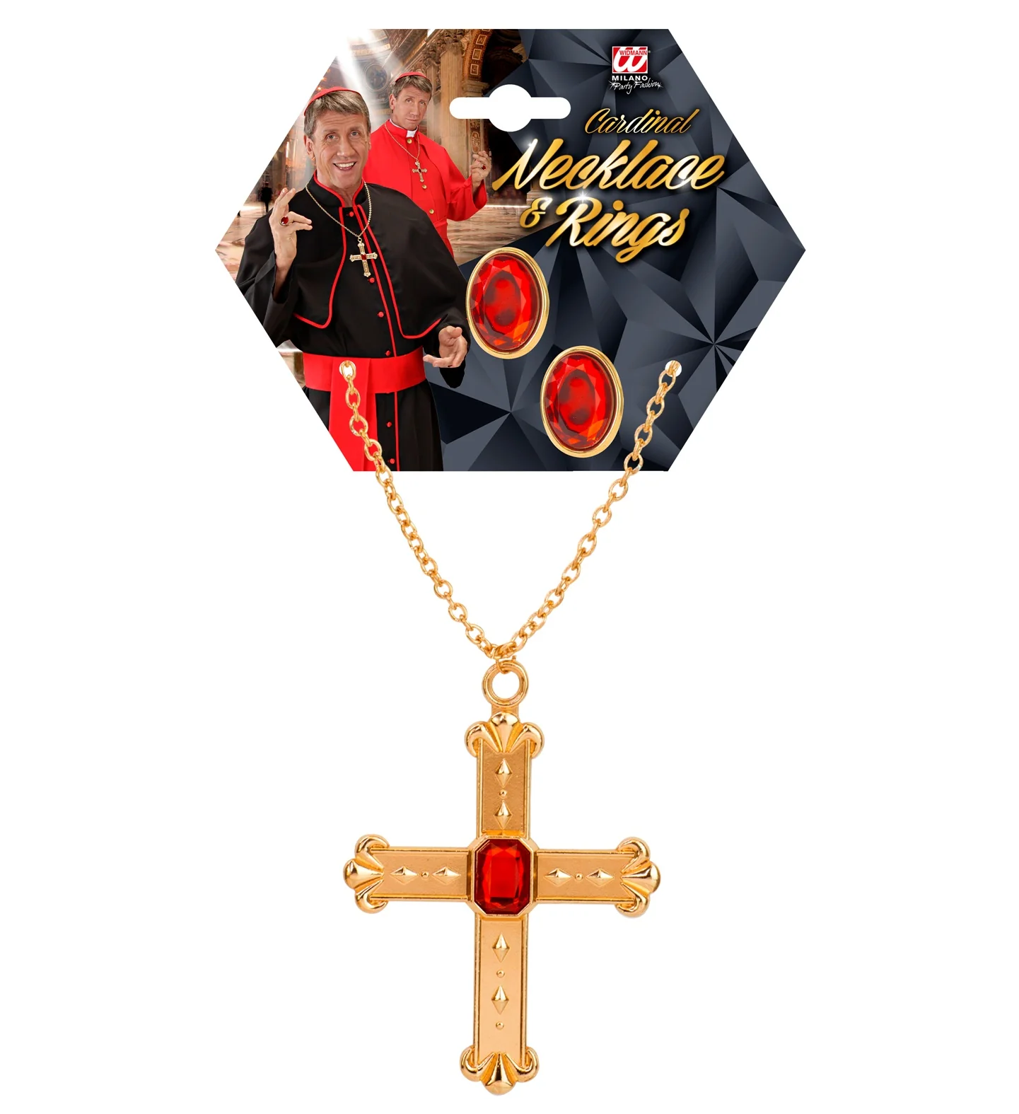Kardinaal paus kruis met ringen - Image 5