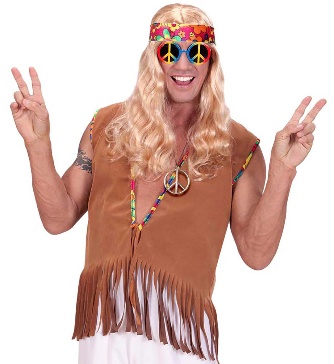 Hippie ketting peace Pearl - Image 3