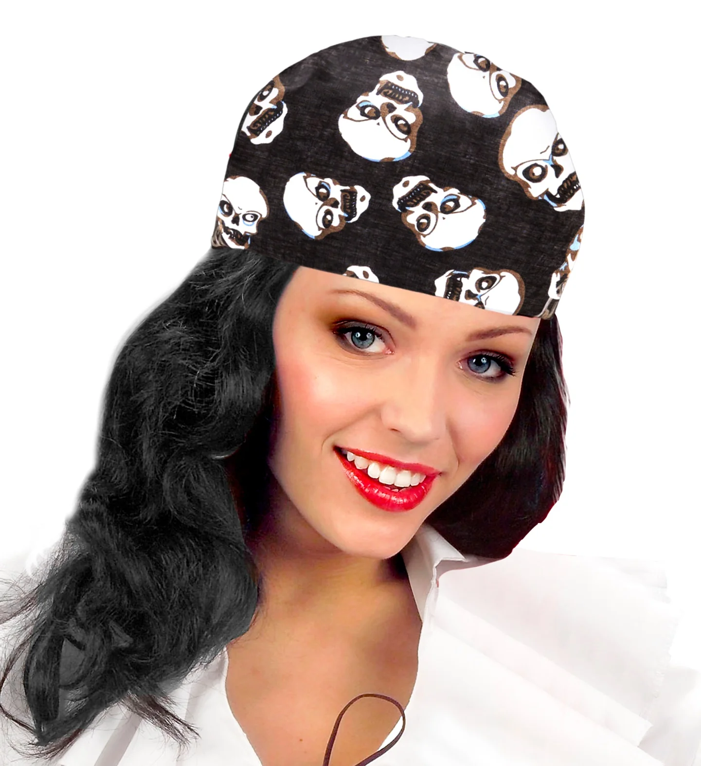 Bandana piraat schedel zakdoek - Image 6