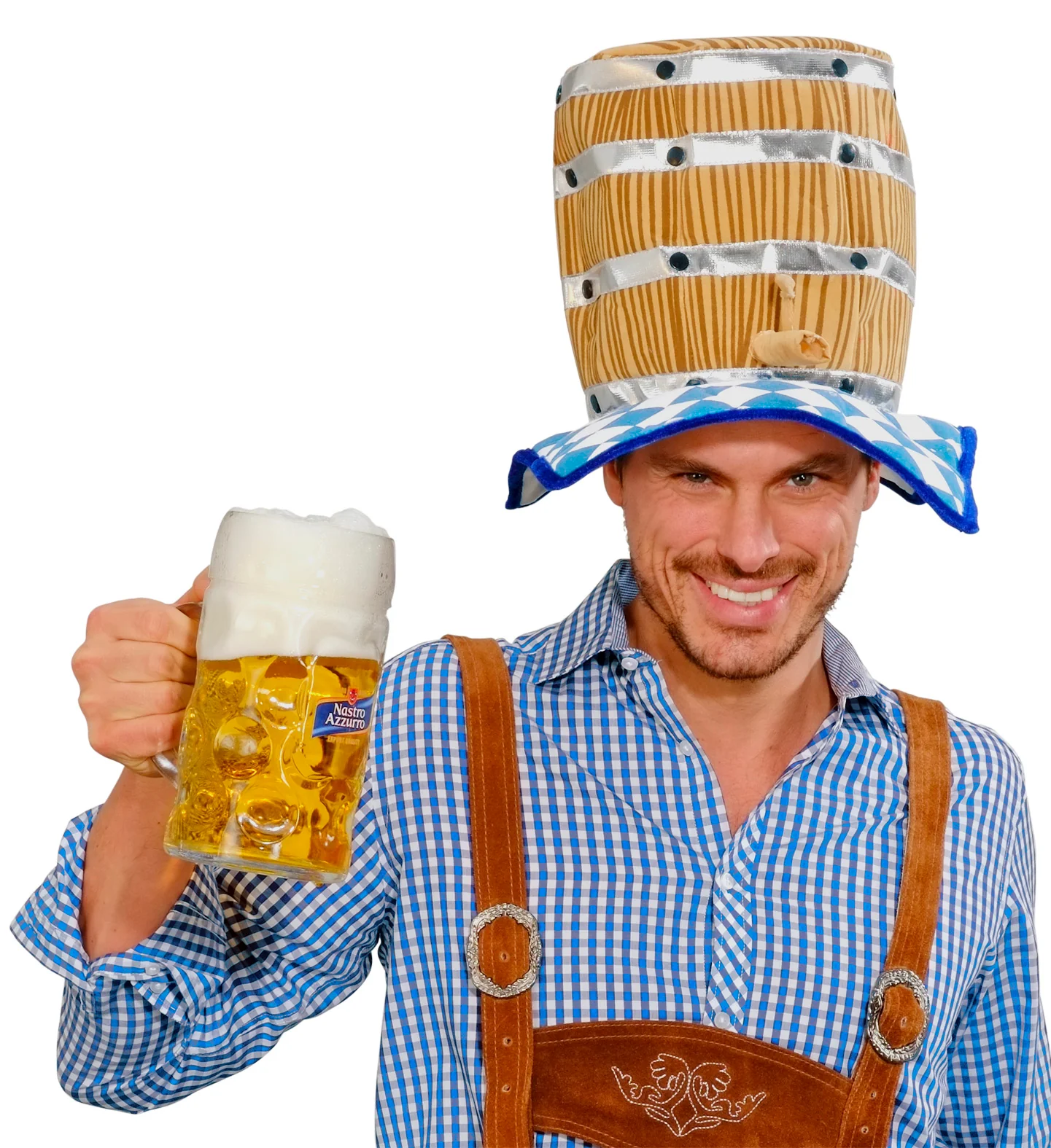 Oktoberfest hoed biervat blau weiss - Image 2