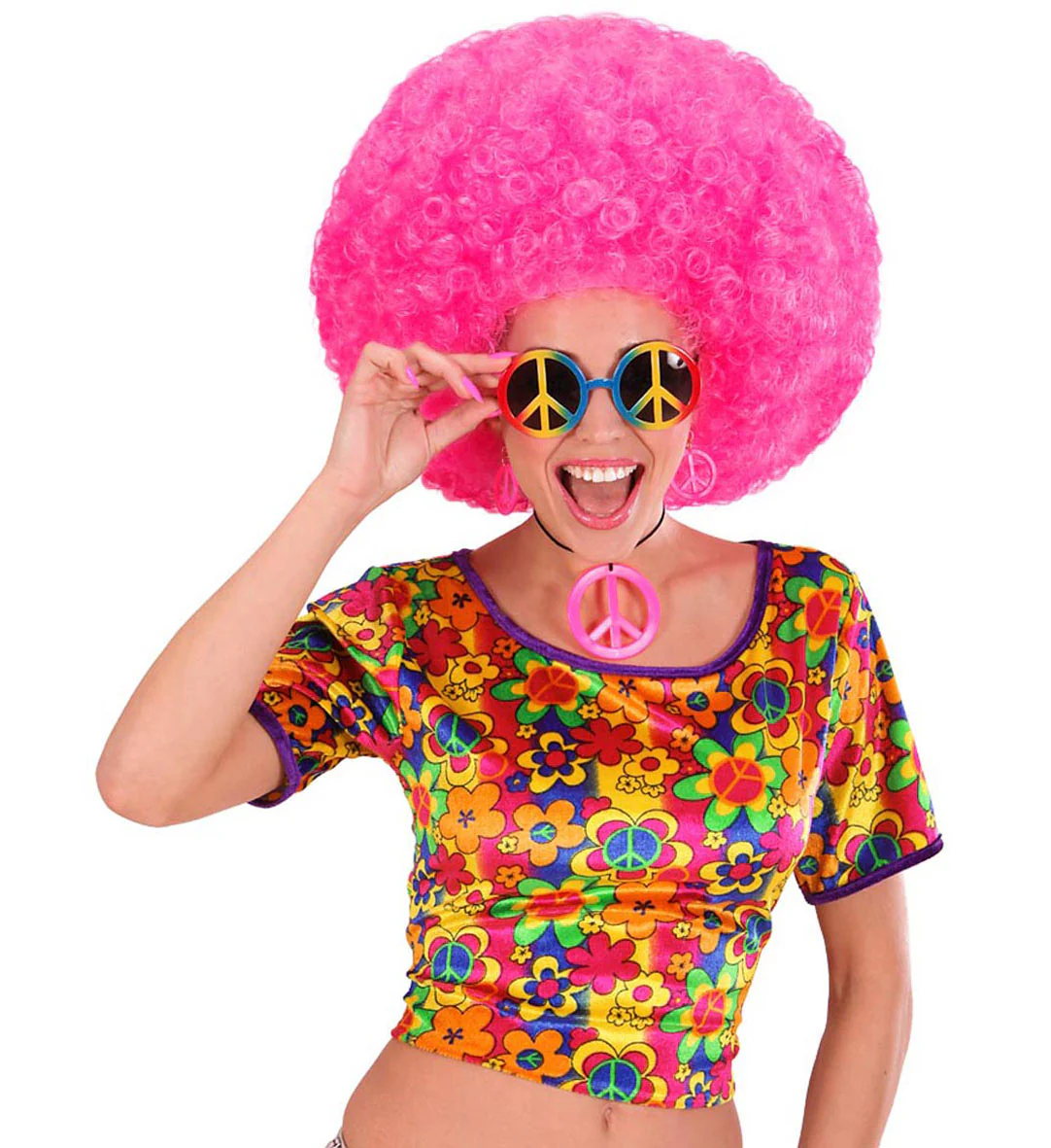 Hippie bril peace regenboog - Image 6