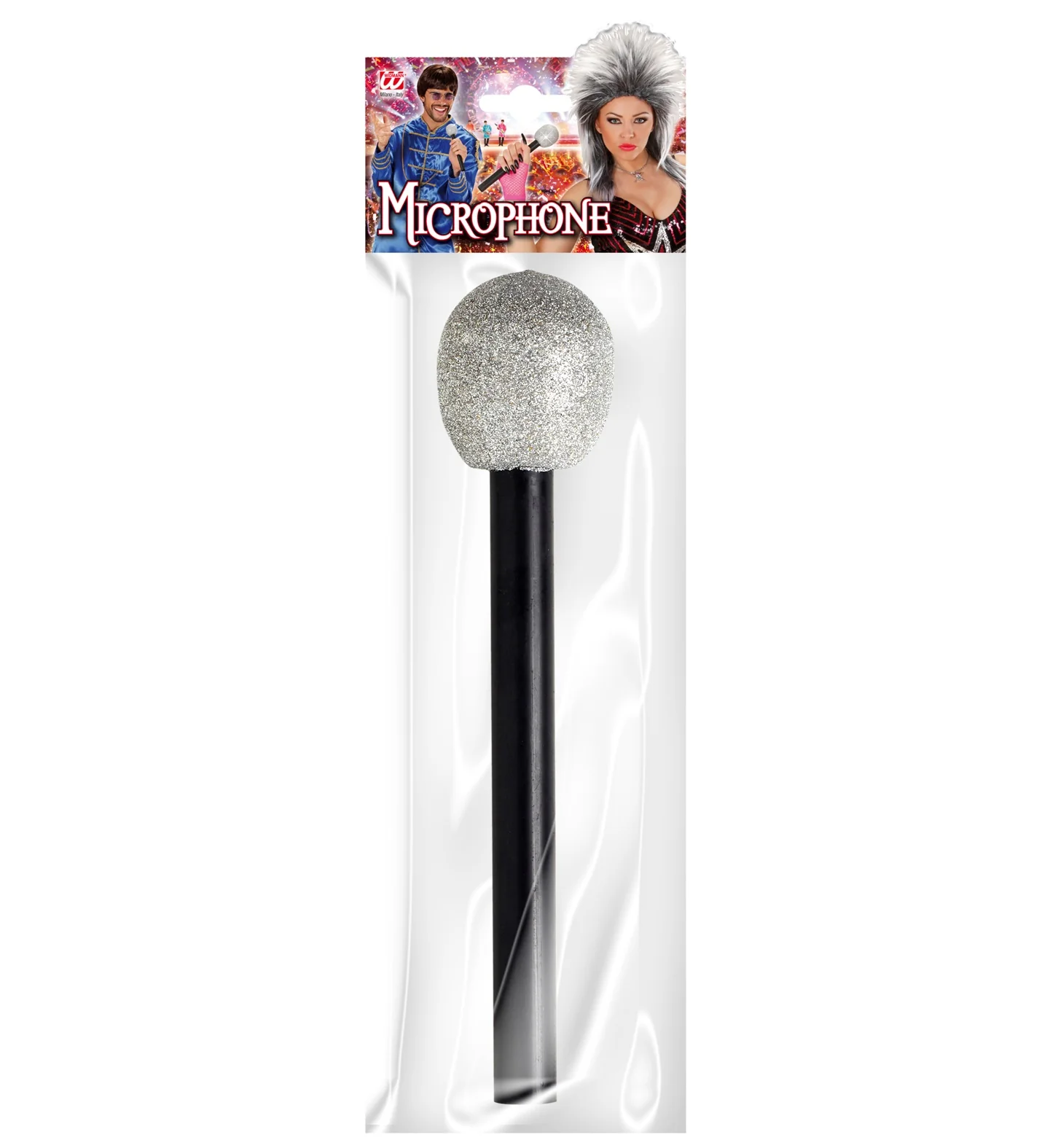 Nep microfoon zanger glitter - Image 4