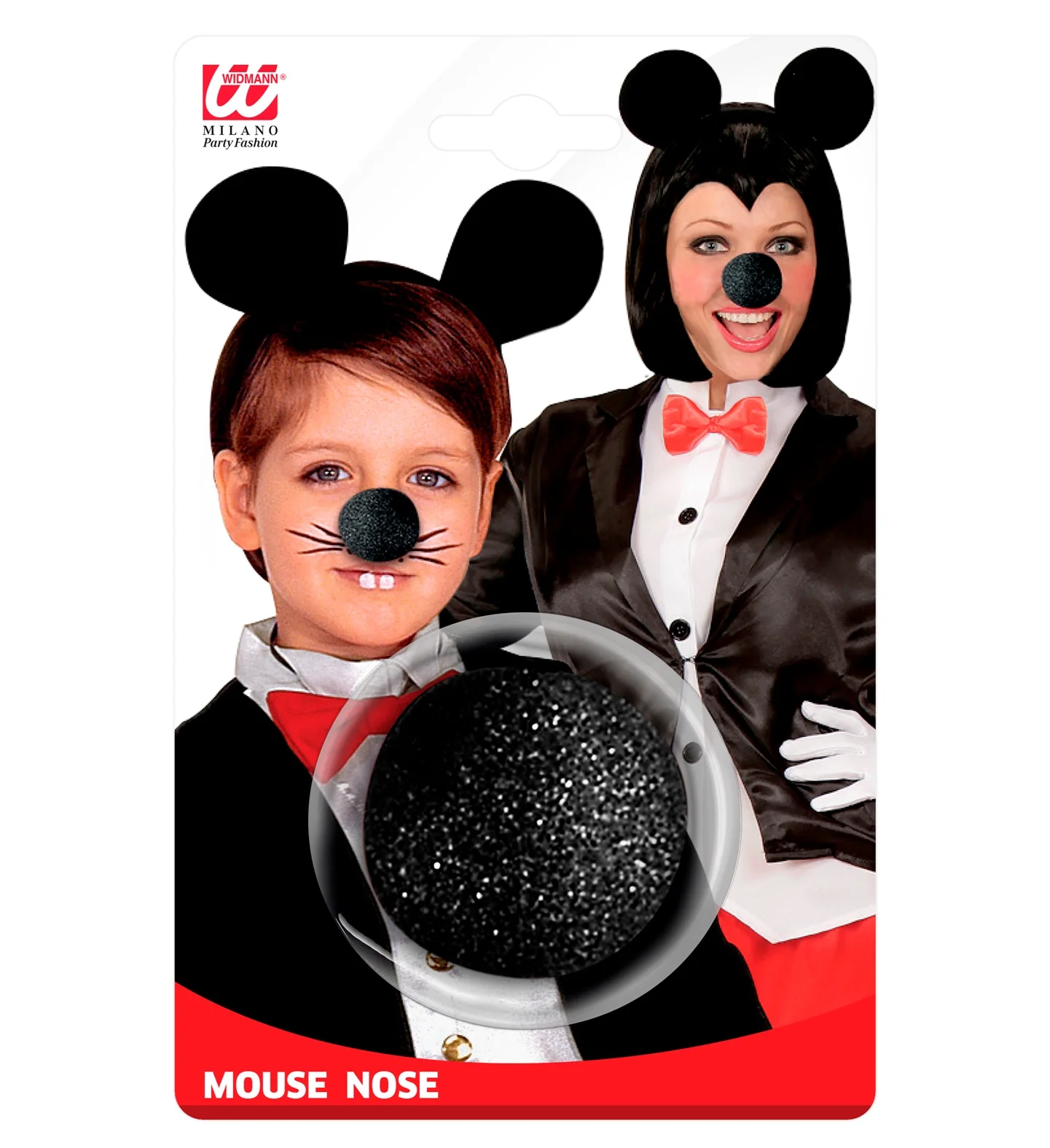 Mickey neus muis zwart spons - Image 3