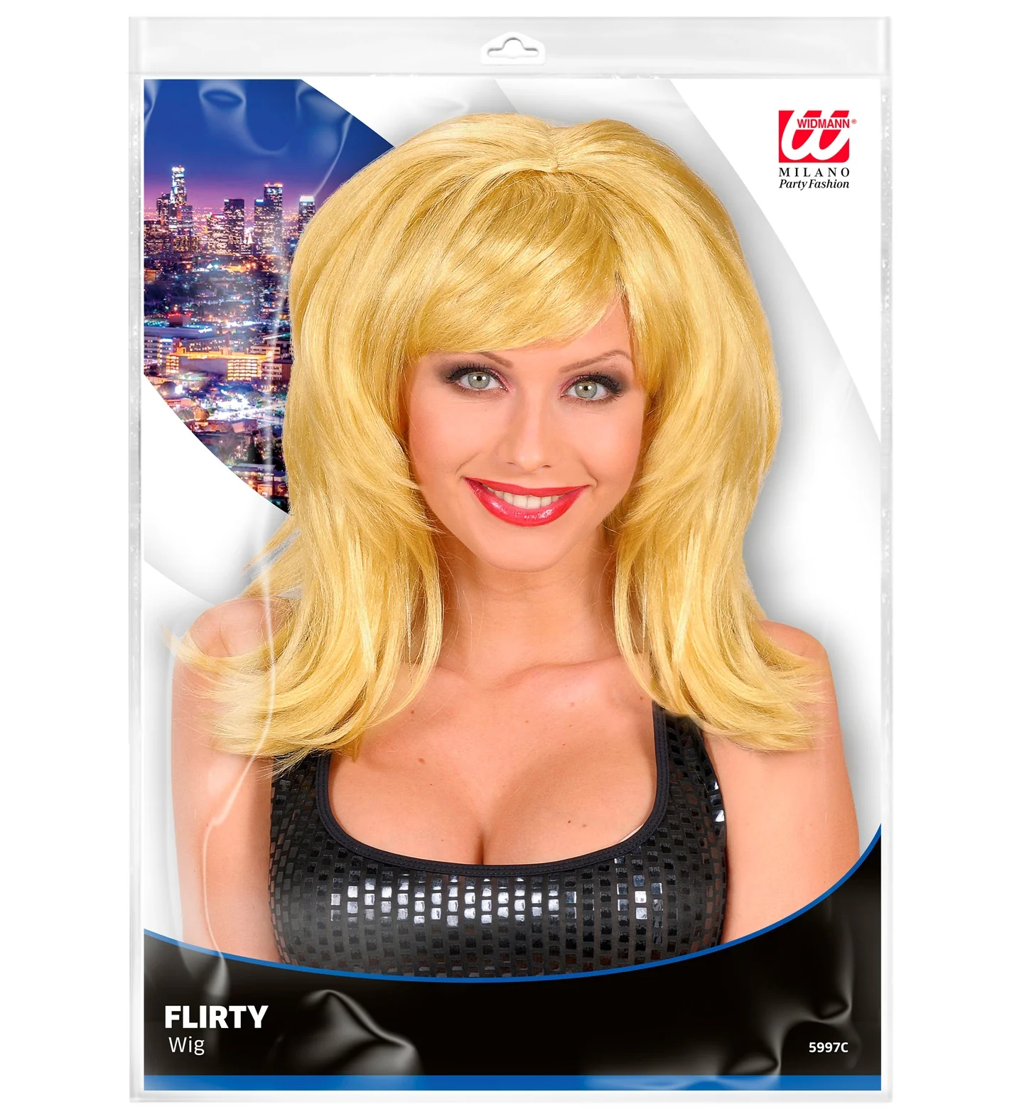 Blond pruik Flirty - Image 2