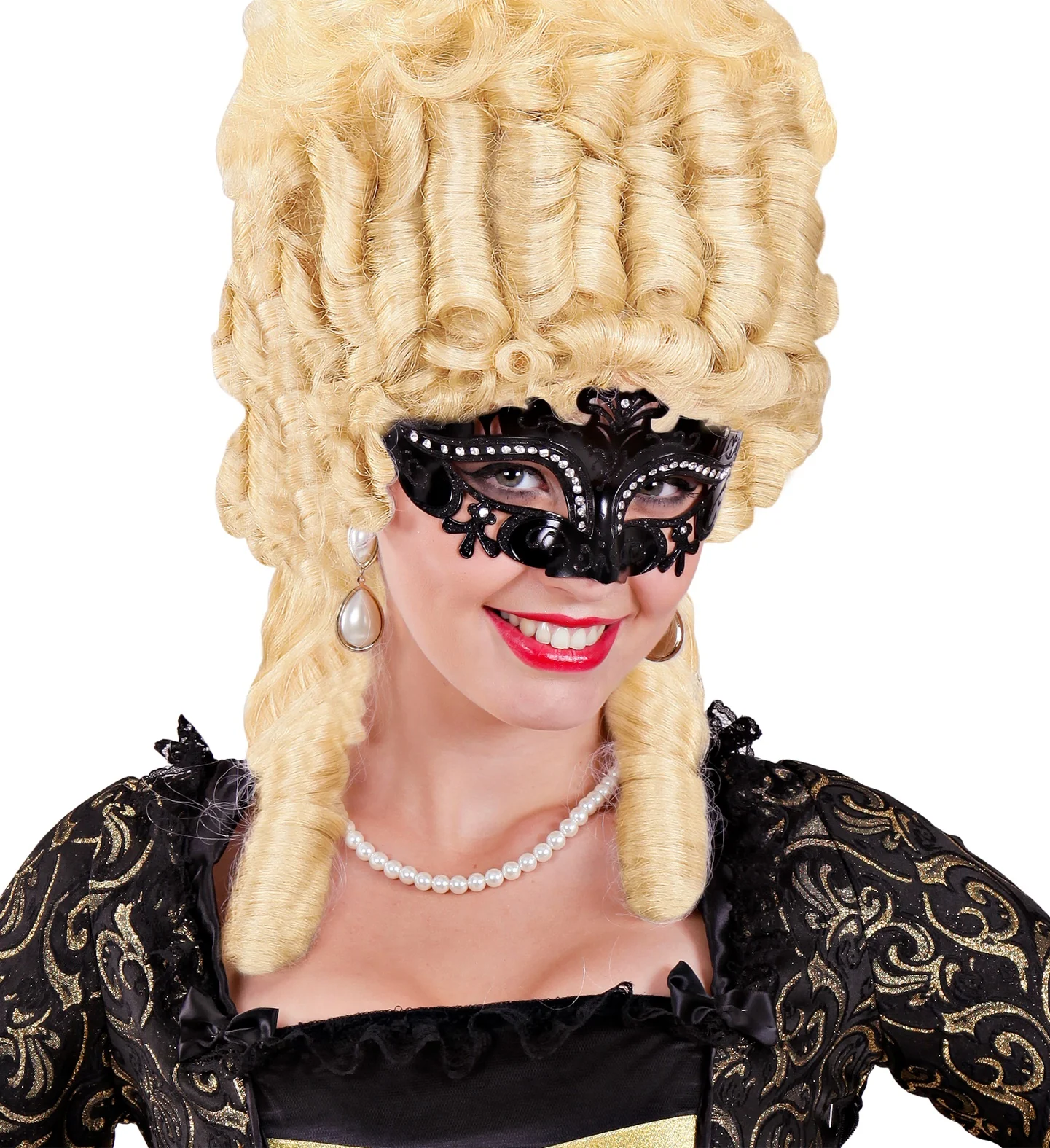 Venetiaans oogmasker Vera zwart - Image 3