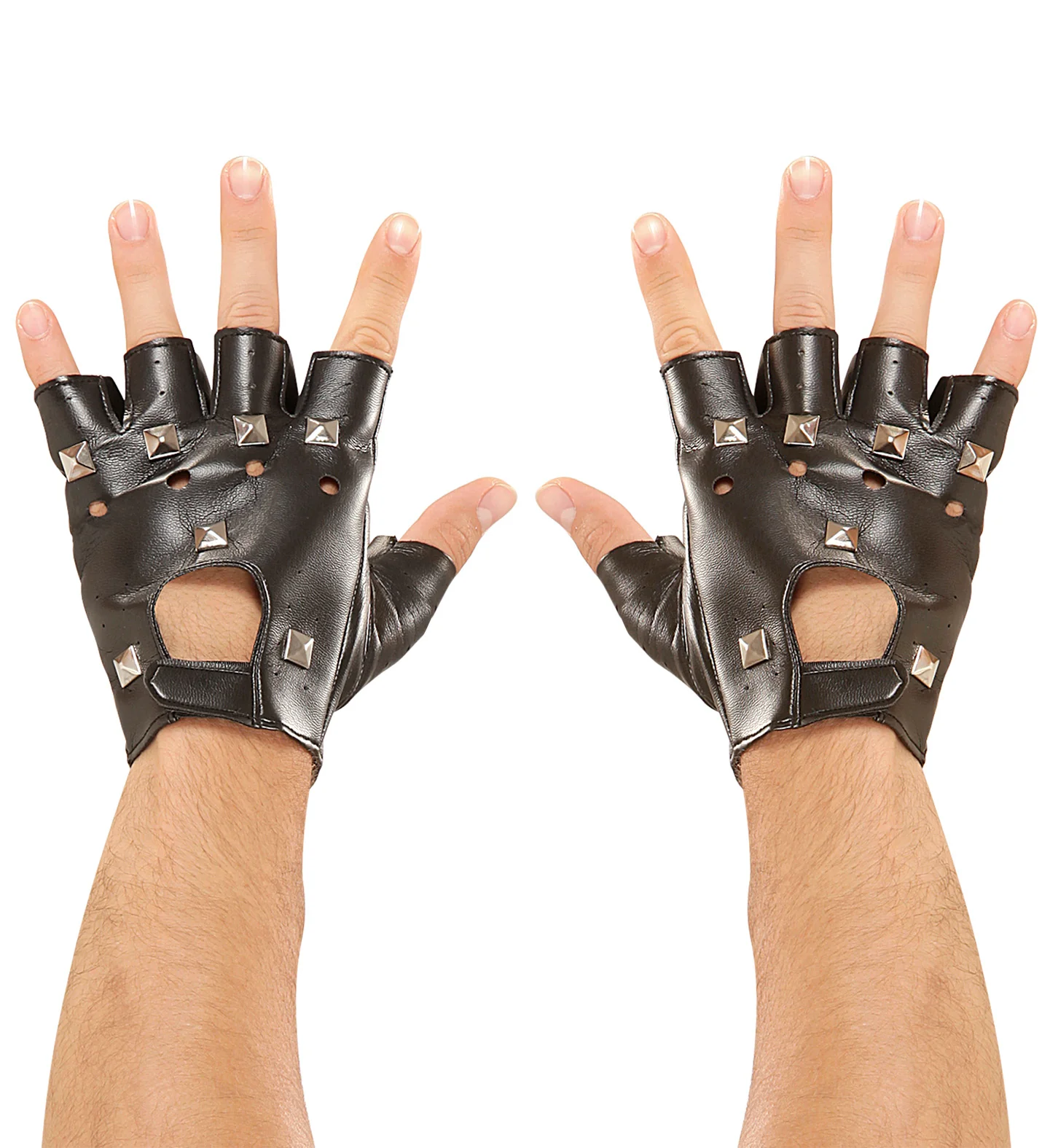 Biker handschoenen / Rocker handschoenen punk