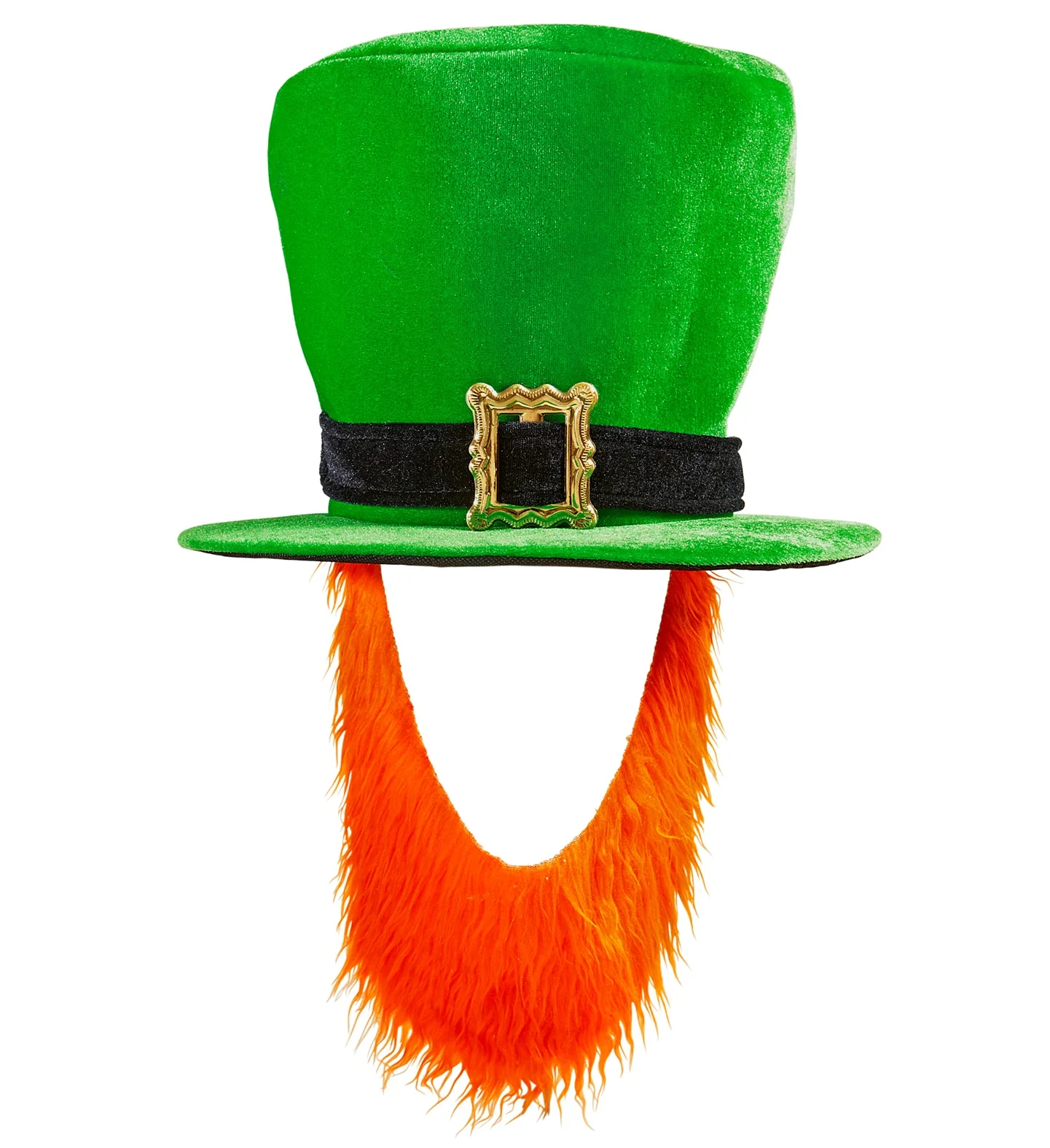St. Patricks day hoge groene hoed met baard