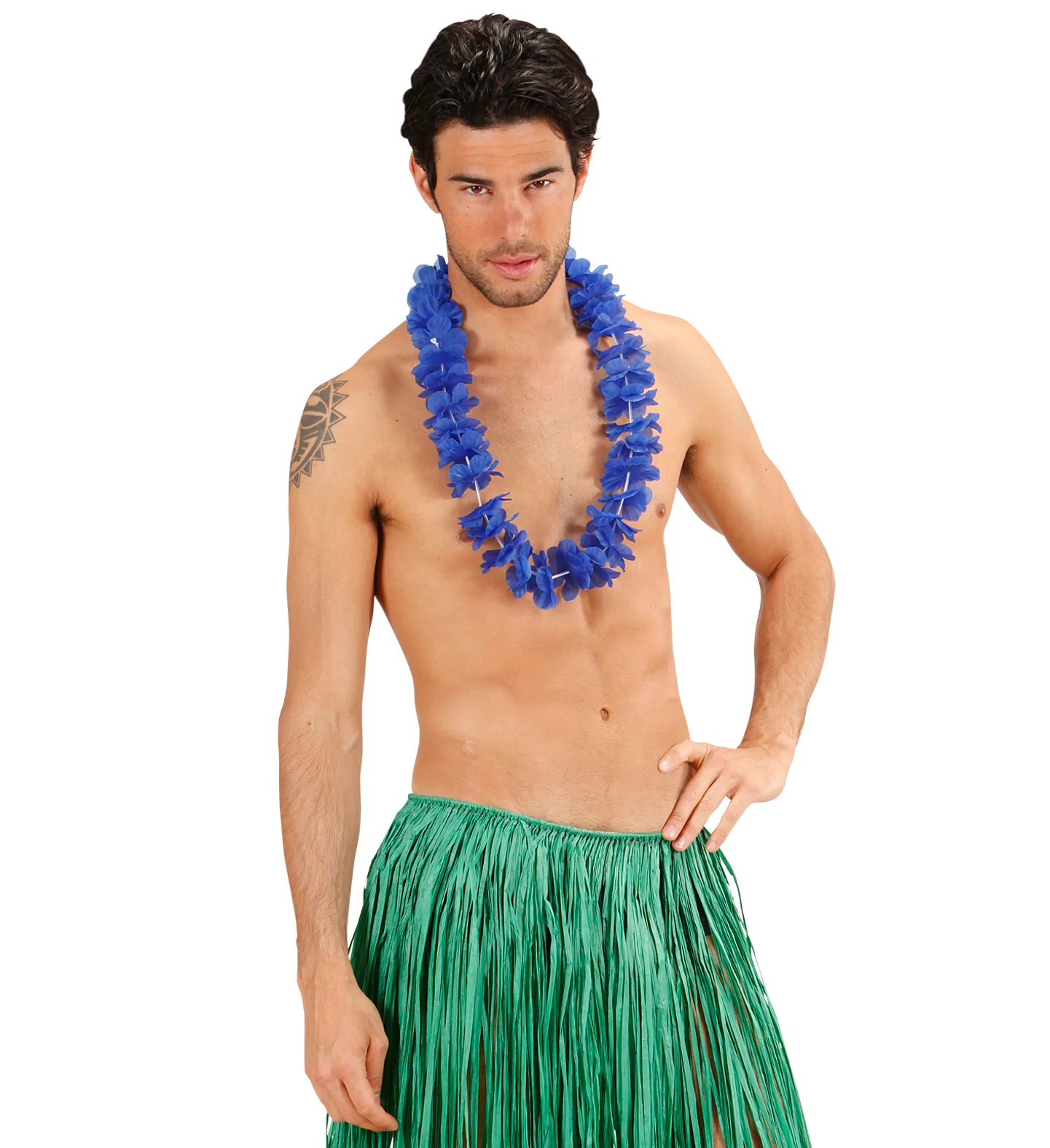 Hawaii slinger ketting donker blauw - Image 3