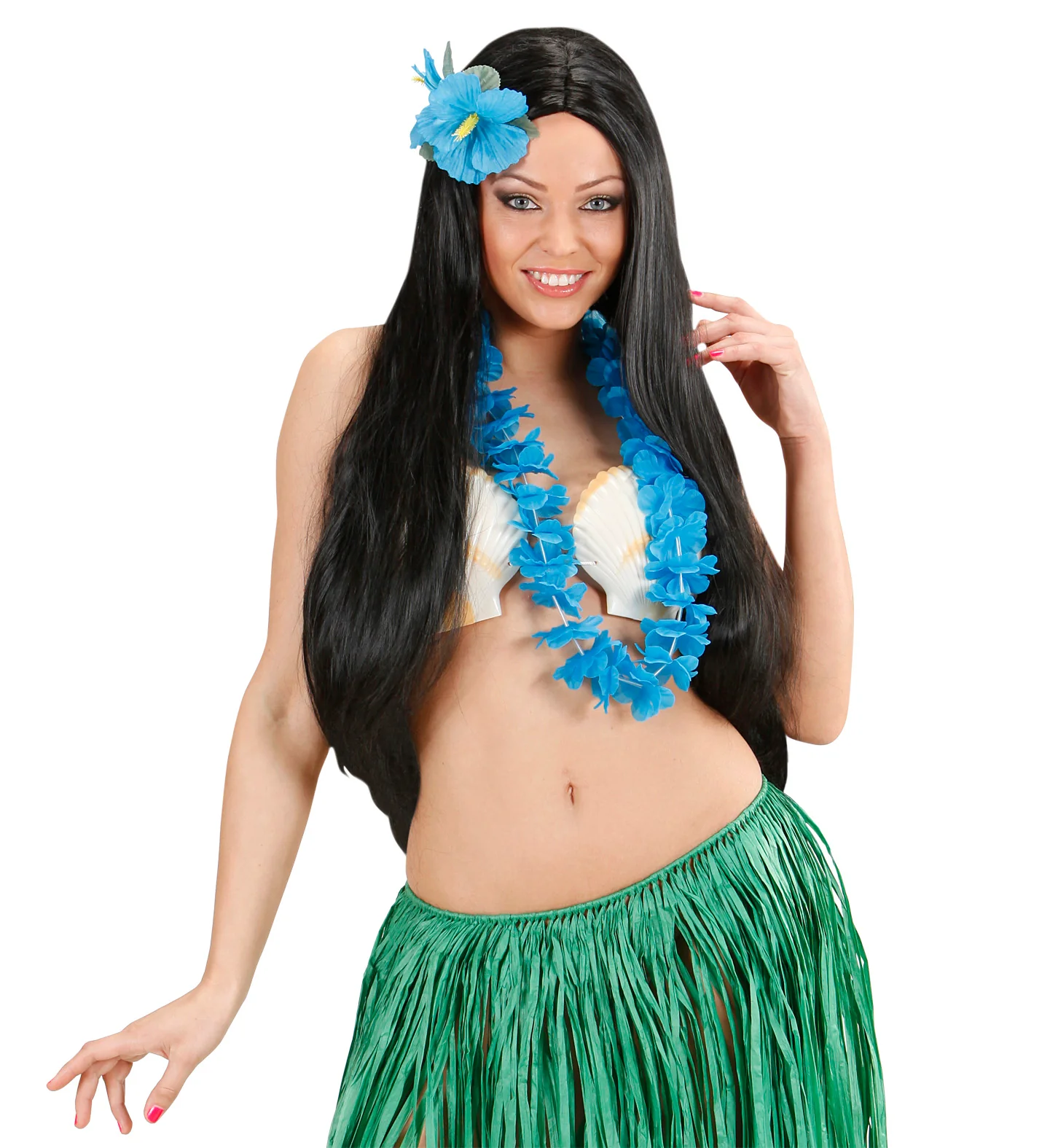 Hawaii krans licht blauw - Image 2
