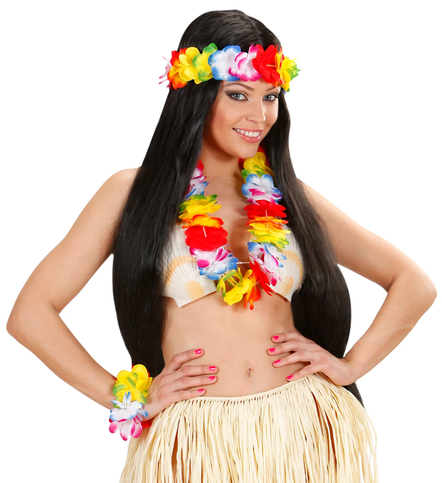 Hawaii slinger verkleedset Fleur - Image 2