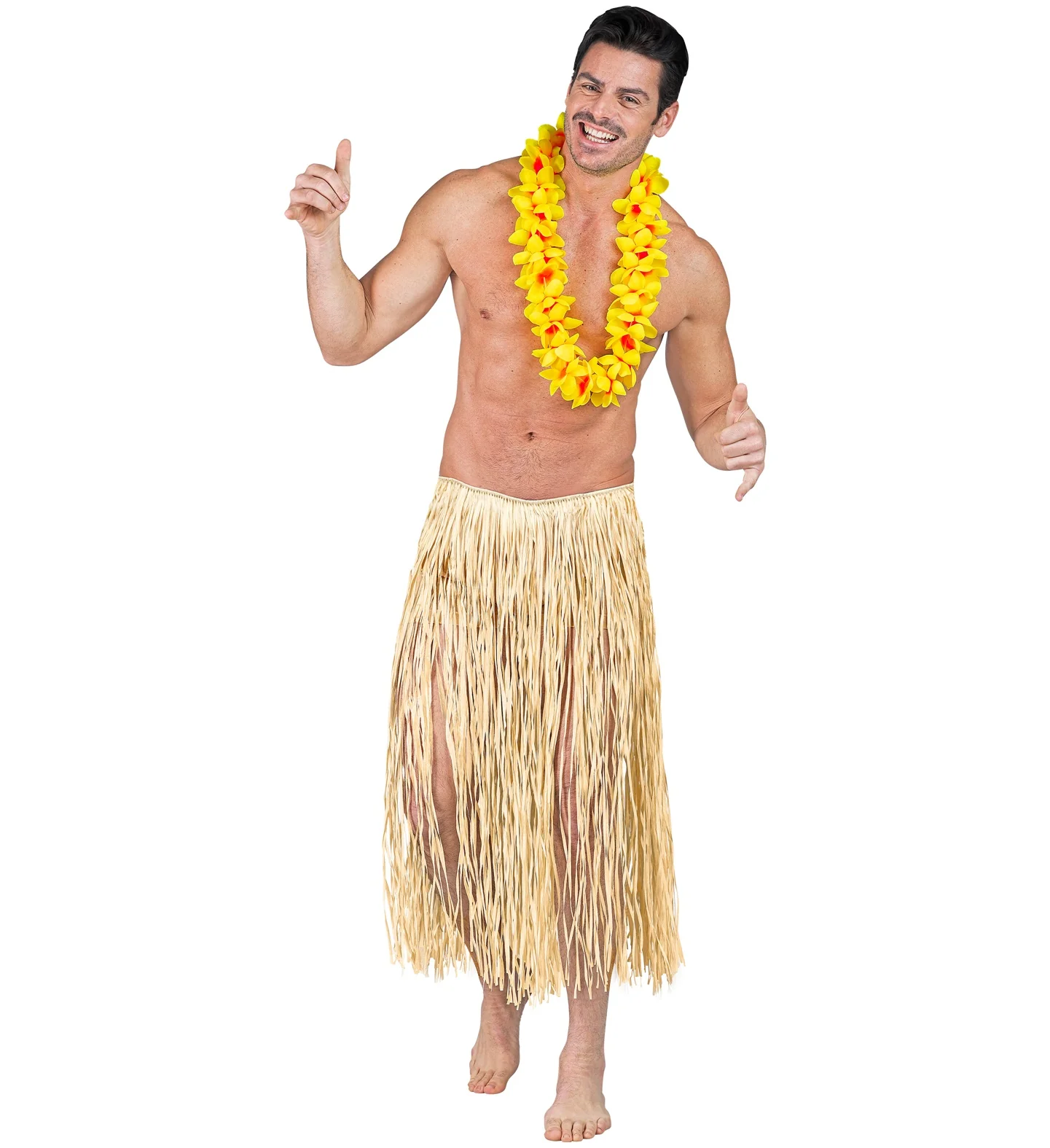 Hawaiirokje naturel lang volwassenen - Image 2