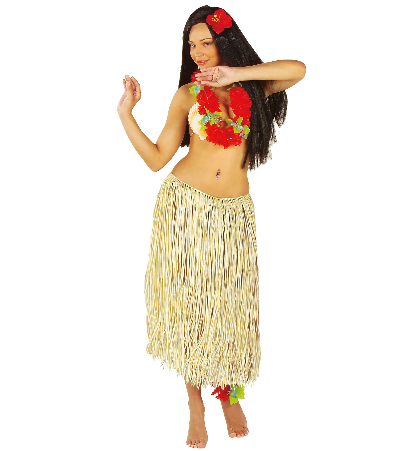 Hawaiirokje naturel lang volwassenen - Image 4