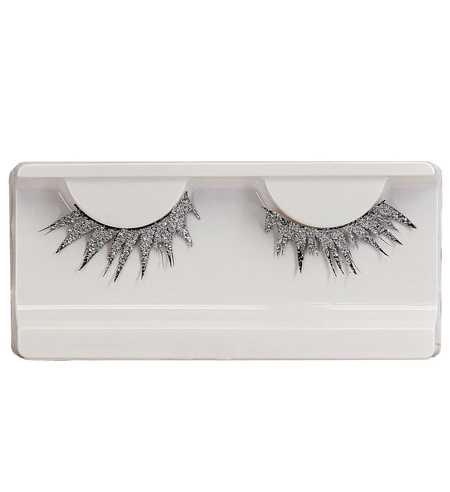 Nepwimpers glitter zilver - Image 3