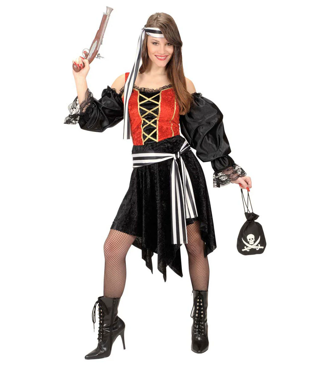 Piraten tas met schedel en zwaarden - Image 2