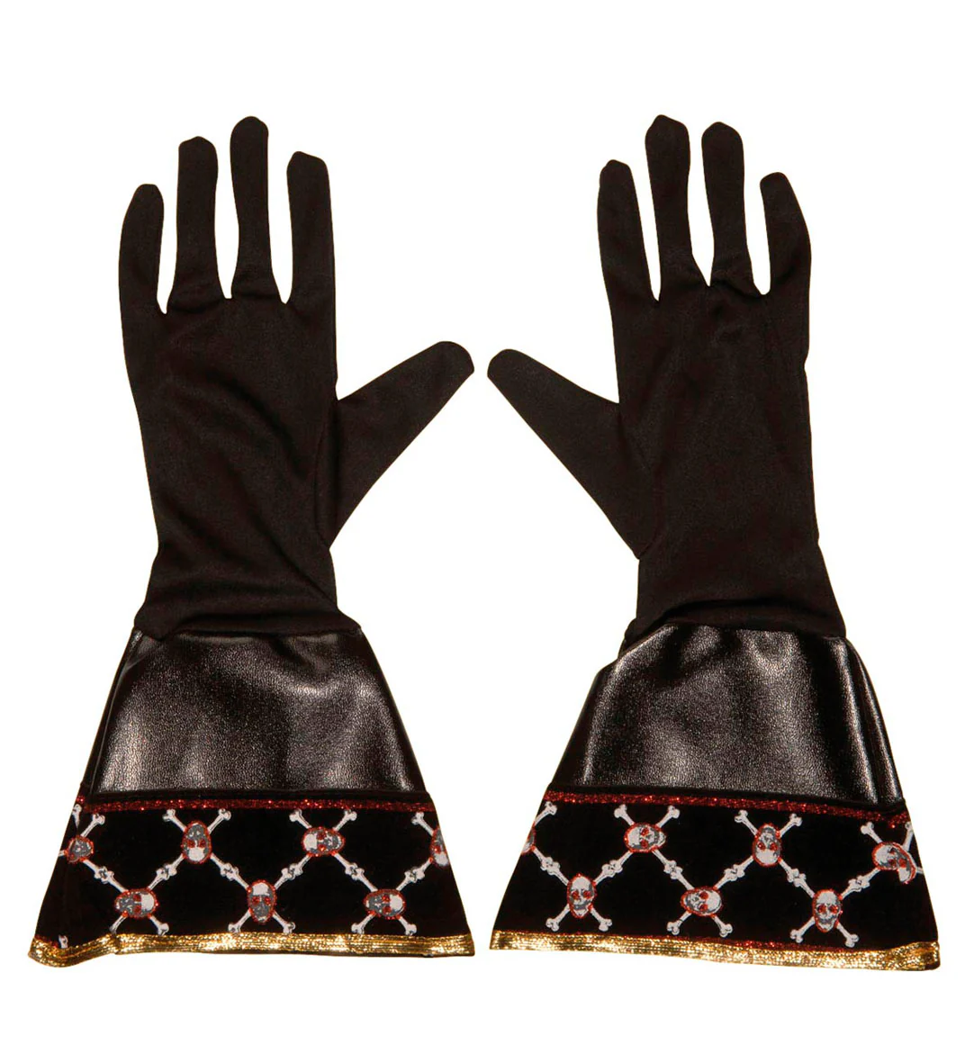 Piraten handschoenen lederlook