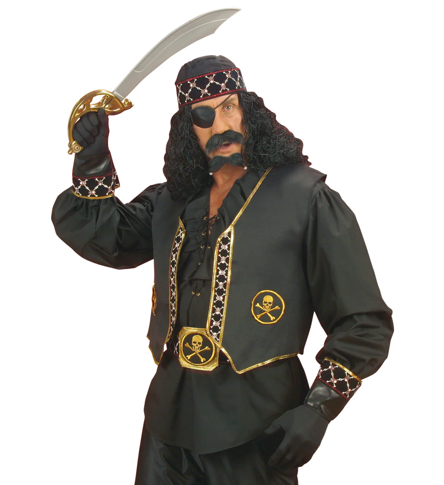 Piraten handschoenen lederlook - Image 4