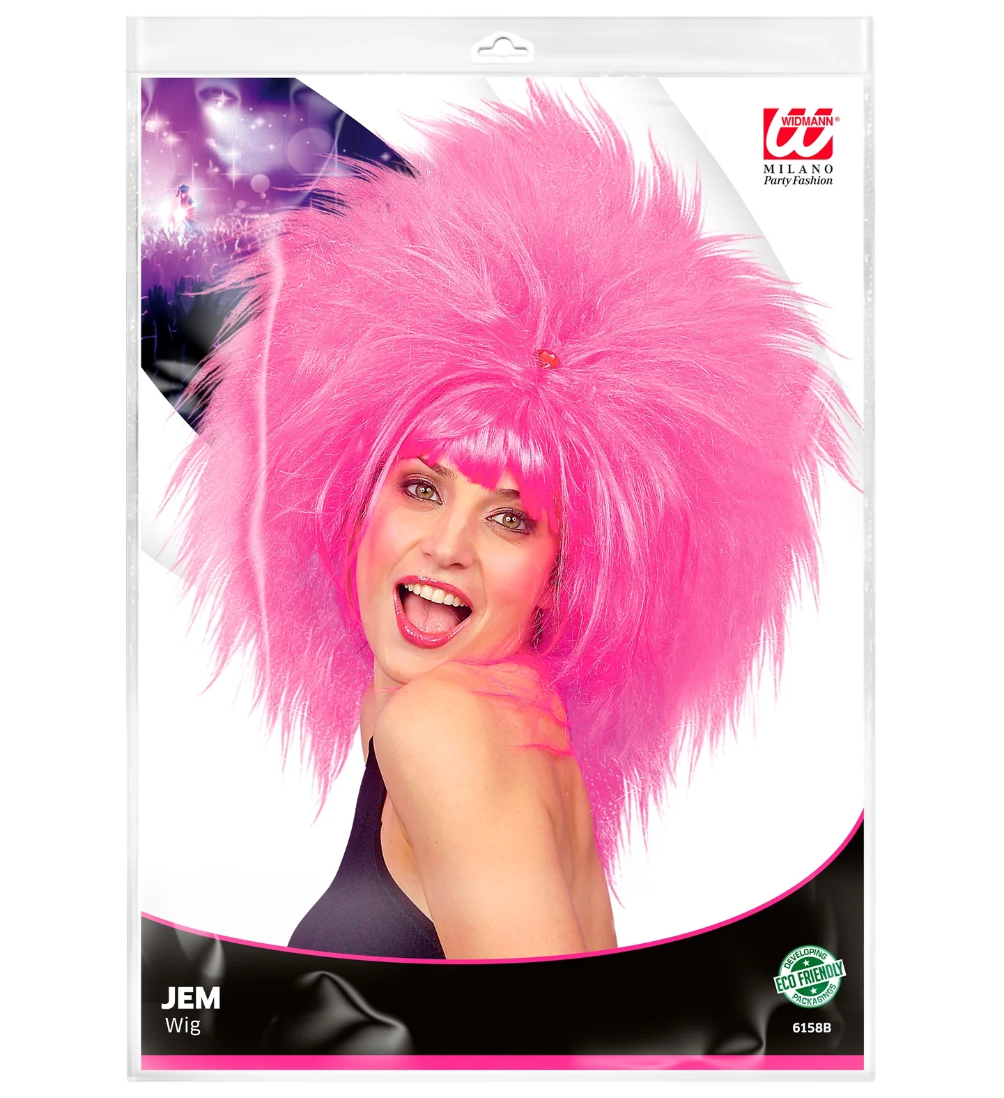Pretty woman pruik roze vrouw - Image 2