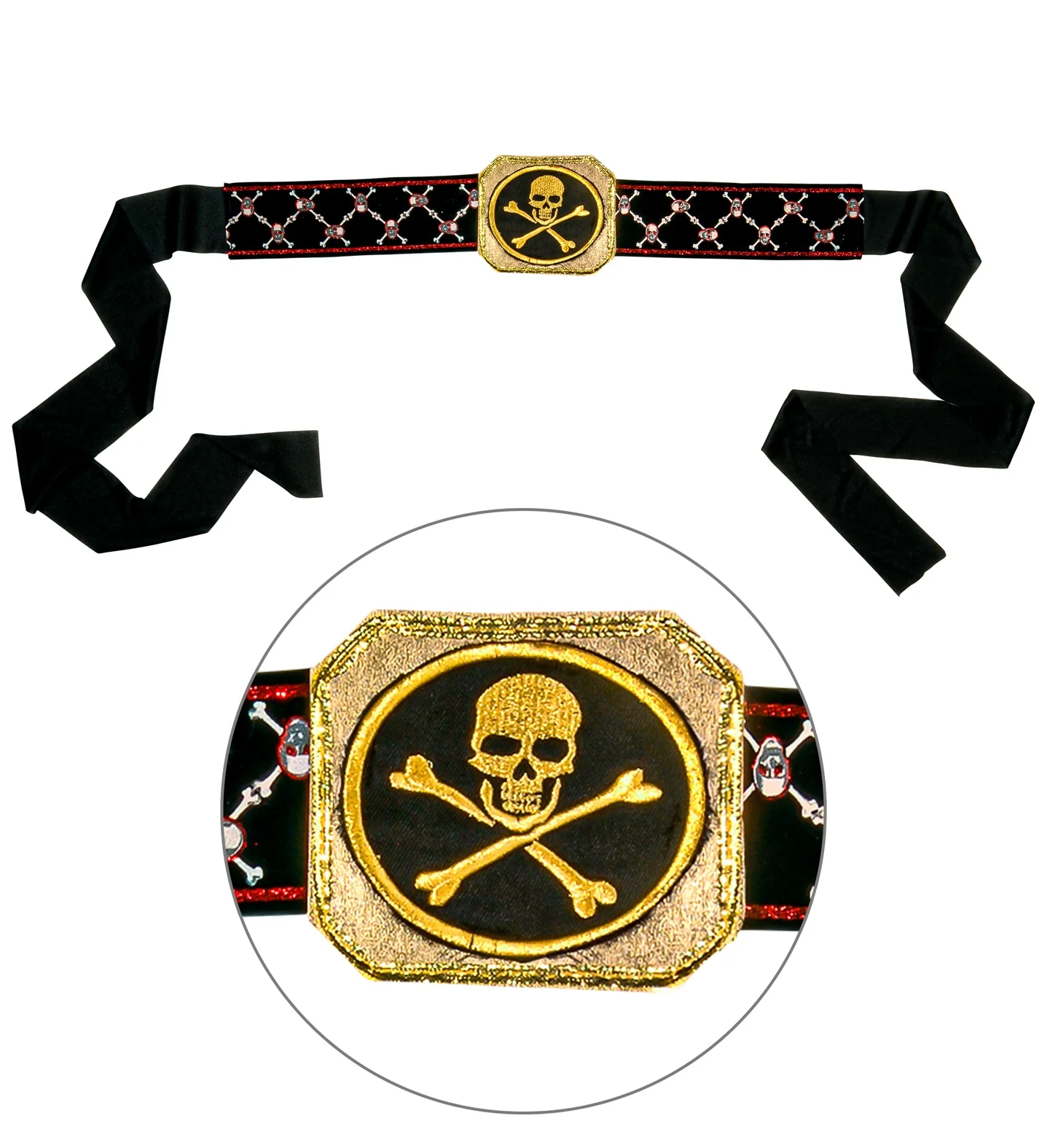Piraten riem met gesp
