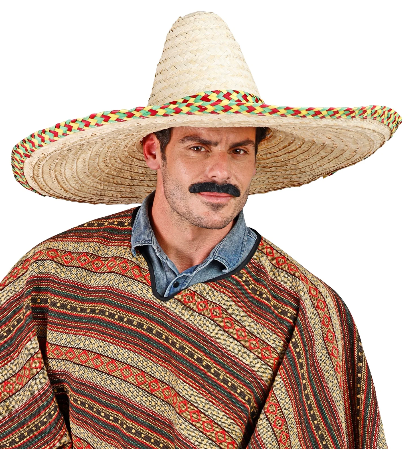 Mexicaanse sombrero stro naturel - Image 2
