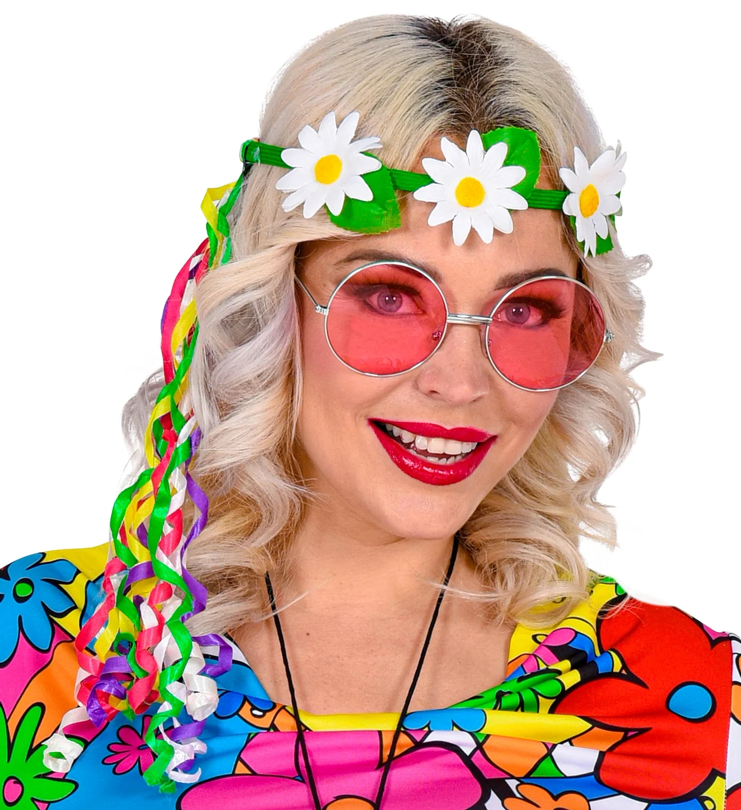 Bloemen tiara hippie - Image 2