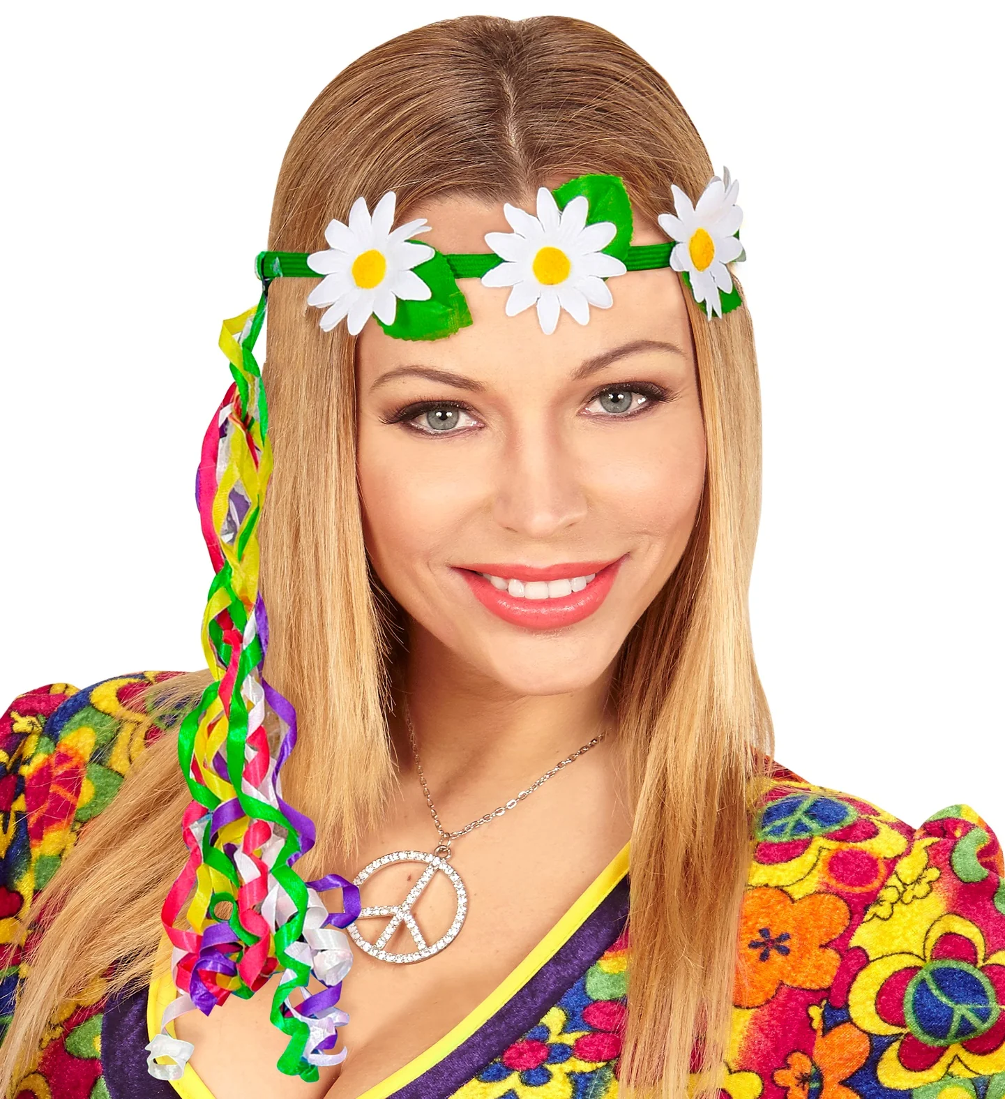 Bloemen tiara hippie - Image 5