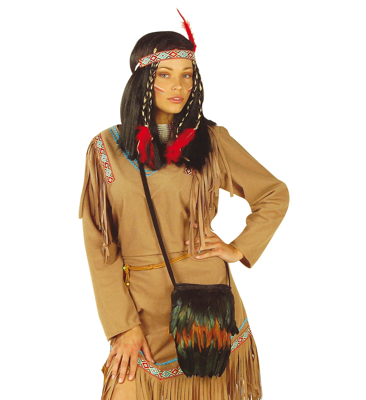 Indianen tas met veren - Image 2