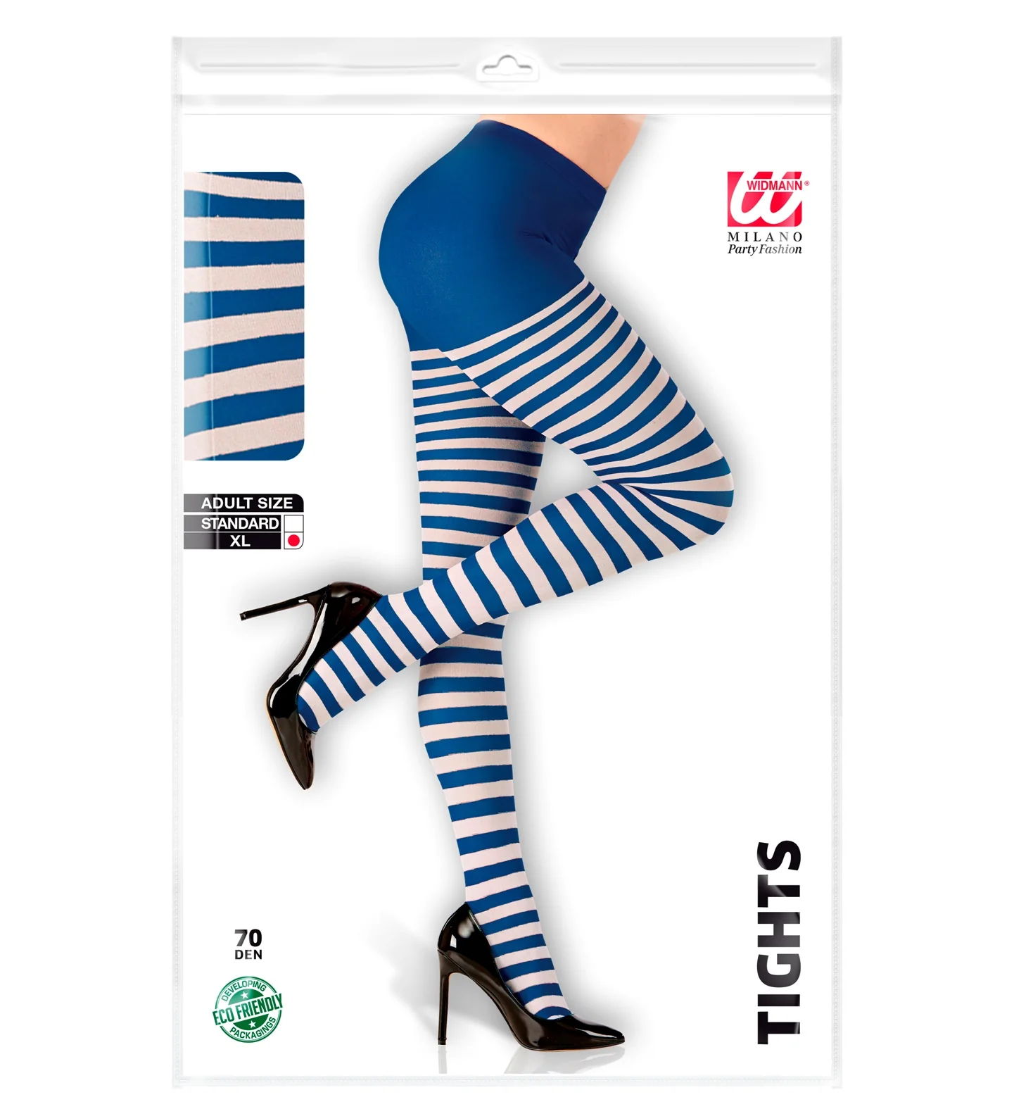 Panty blauw wit gestreept Pipi - Image 3