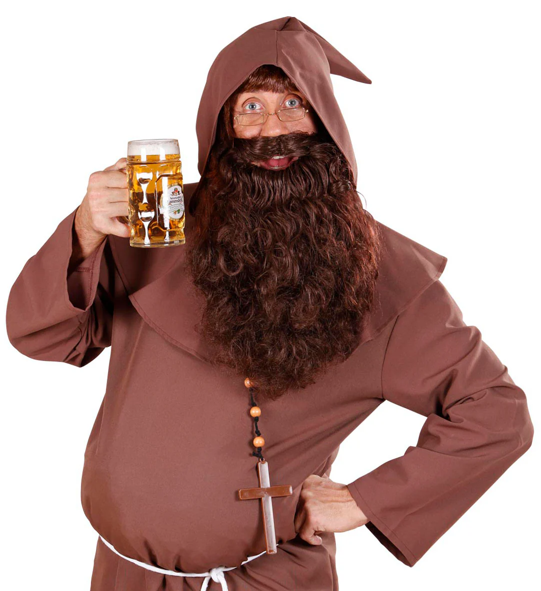 Monnik baard bruin