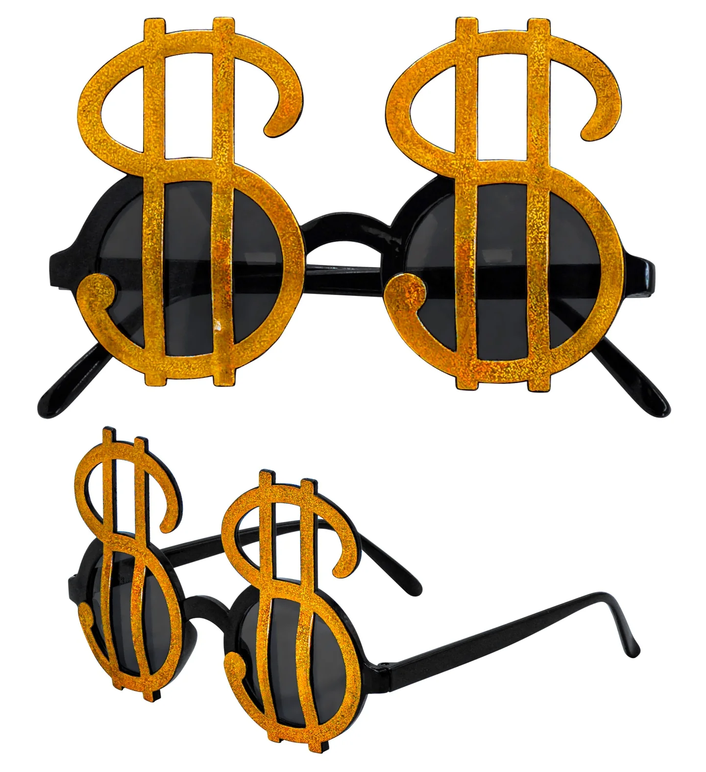 Dollar bril goud